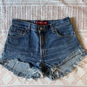 Levi's Classic Blue Jean Shorts